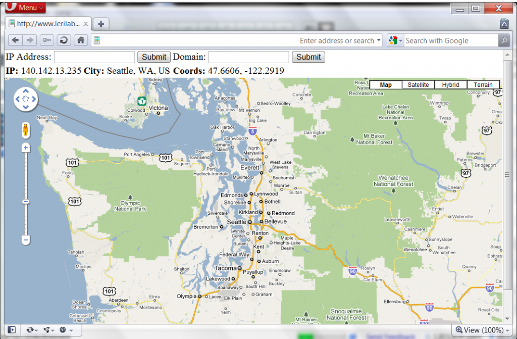 Geolocation of IP addresses using GeoIP and Google Maps – AwghBlog